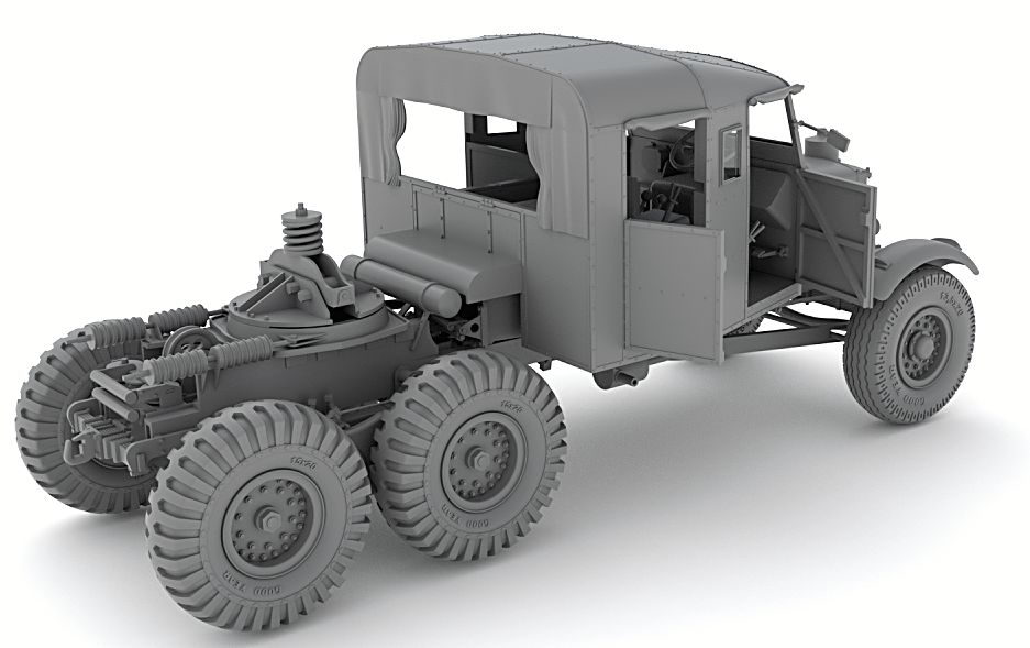 Thundermodel plastic scale model  Scammell TRMU30 TRCU30 Tank Transporter